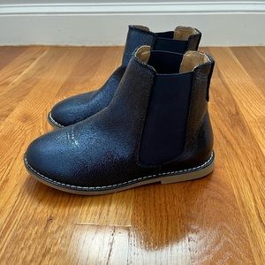 Crewcuts blue sparkly girls booties, size 3